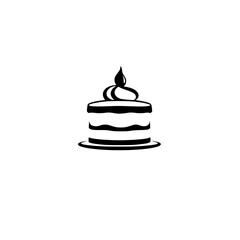 A delectable layered cake, adorned with whipped cream, sits on a plate, perfect for birthdays or any celebration. This image evokes feelings of joy and sweetness.