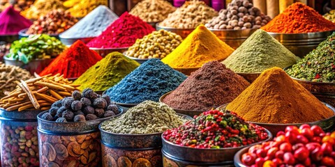Fototapeta premium Spices of the Arab Market