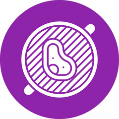 Grill icon single vector illustration