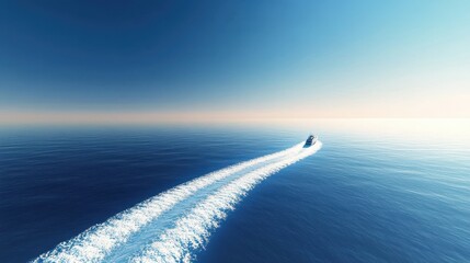 Yacht Sailing Under Clear Blue Sky