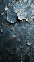 Obraz premium Dark Cracked Texture on Weathered Surface with Peeling Paint Detail