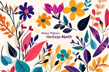 Vibrant Floral Design Celebrates National Hispanic Heritage Month