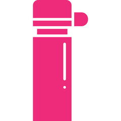 Thermos icon single vector illustration