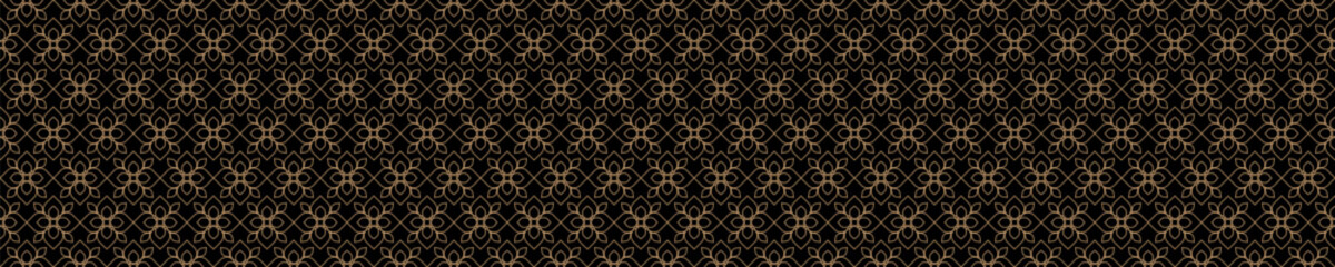 Arabic pattern gold color style for poster, holiday cover vector 10 eps