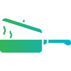 Saucepan icon single vector illustration
