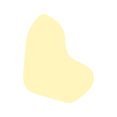 Fototapeta premium abstract blobs pastel yellow for background