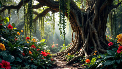 Fototapeta premium tree in the garden