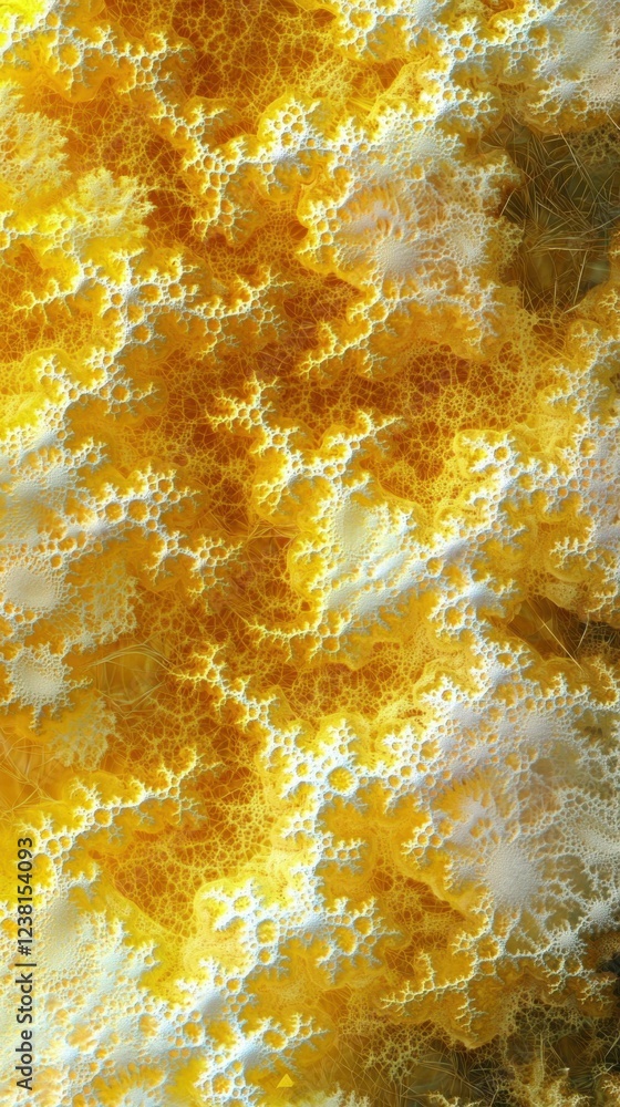 Poster abstract golden texture with intricate patterns and designs