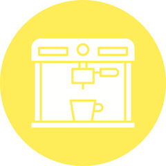 Coffee Maker icon single vector illustration