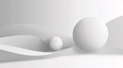An abstract design vector featuring a minimal geometric light background in white.