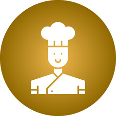 Chef icon single vector illustration