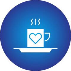 Fototapeta premium Cup icon single vector illustration