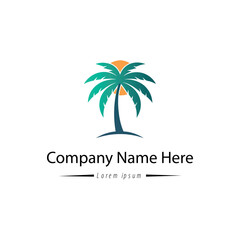 Palm tree logo