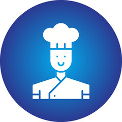 Chef icon single vector illustration