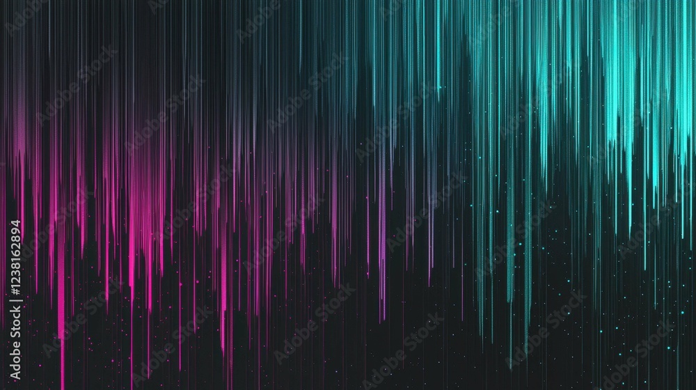 Poster vibrant abstract background with colorful vertical lines design