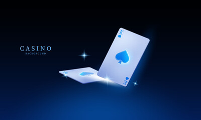 casino background vector illustration for gambling poster banner elegant design