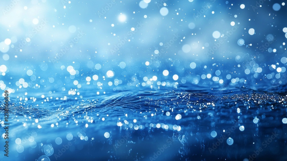 Poster the gentle water surface glistens as sunlight dances across the ripples, creating a mesmerizing disp