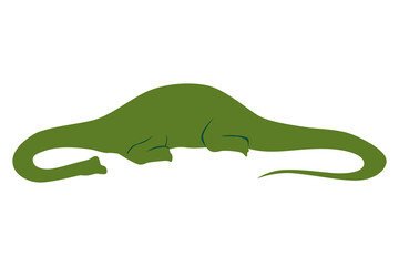 Dinosaurs silhouette. Dino monsters icon. Prehistoric reptile monster. Sketch vector illustration isolated on white