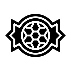 Obraz premium League Glyph Icon Design