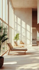 Bright and Airy Modern Interior with Minimalist Furniture Design