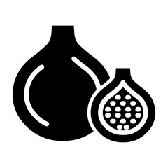 Fig Glyph Icon Design