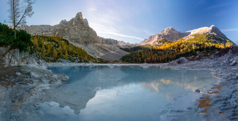 lake in the mountains