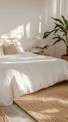 Cozy and Bright Bedroom with Natural Light and Minimalist Decor