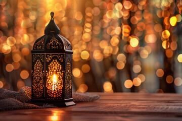 Beautiful greeting card with holiday composition for happy celebrate Ramadan, abstract vivid composition consists of fictional unreal fantastic vision on background