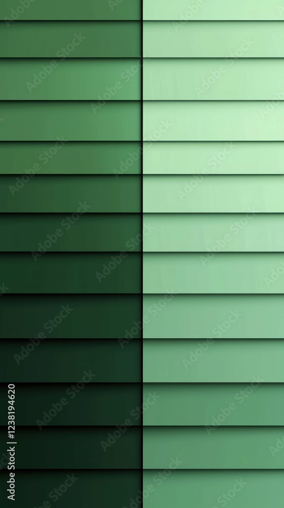 Poster abstract green gradient with horizontal stripes and smooth texture