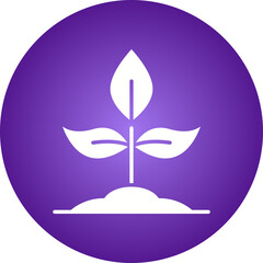 Planting icon single vector illustration