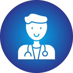 Doctor icon single vector illustration
