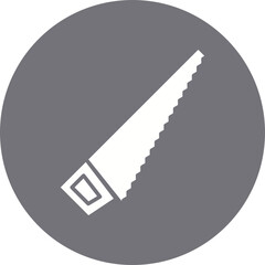 Handsaw icon single vector illustration