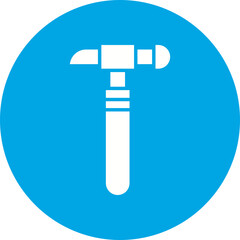 Hammer icon single vector illustration
