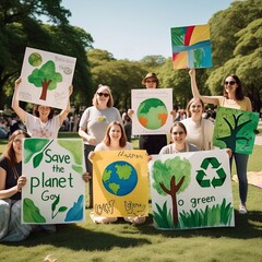 Fototapeta premium green planet earth