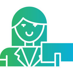 Cashier icon single vector illustration