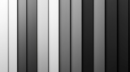 Monochrome Vertical Stripes Background in Shades of Gray and White