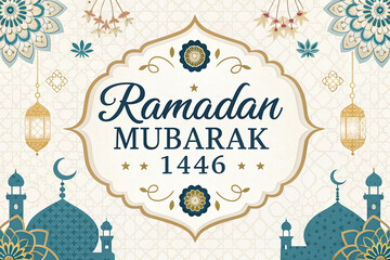 Naklejka premium Ramadan Background