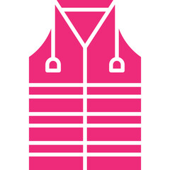 Protector Vest icon single vector illustration