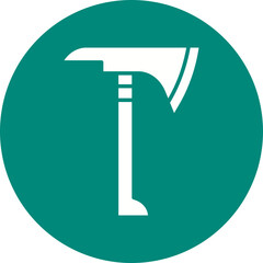 Axe icon single vector illustration