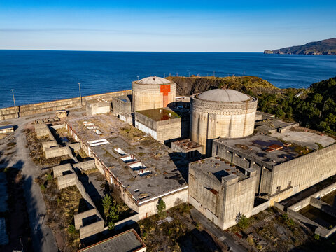 Abandoned Nuclear facility Lemoniz, Basque Country, Euskadi