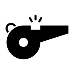 Whistle Glyph Icon Design
