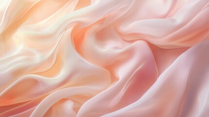 Obraz premium Soft Pastel Silks in Gentle Flowing Textures for Elegant Designs