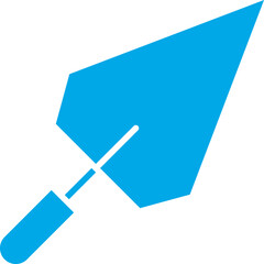 Trowel icon single vector illustration