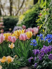 tulips in the garden