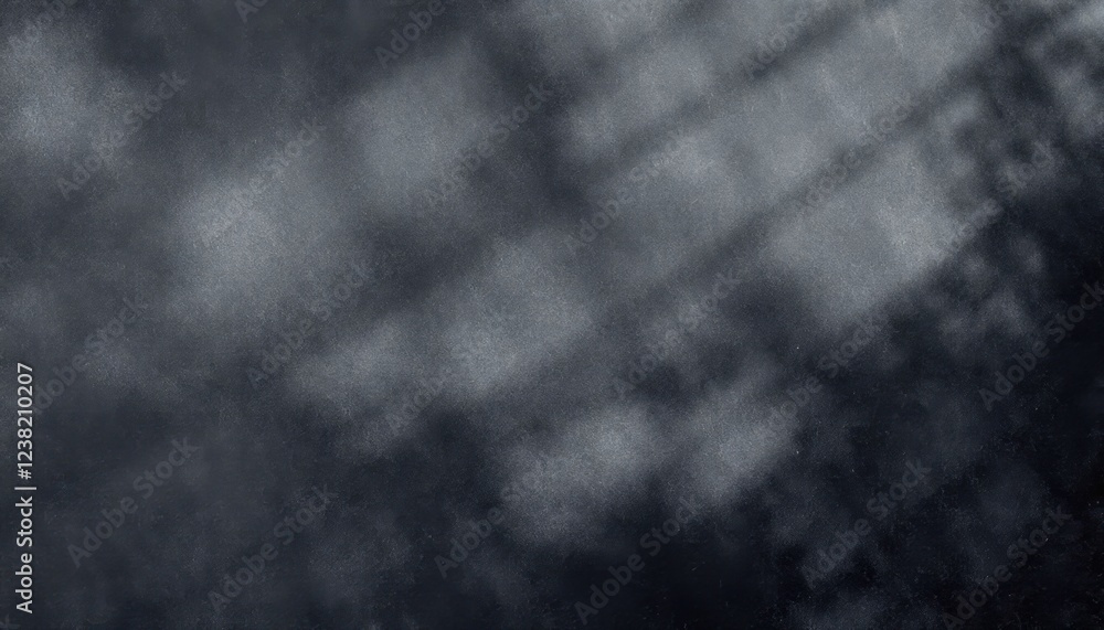 Poster abstract light and shadow pattern on dark surface