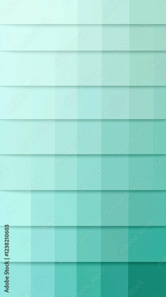 Poster Soft Aqua Gradient with Smooth Lines and Subtle Textures in Background