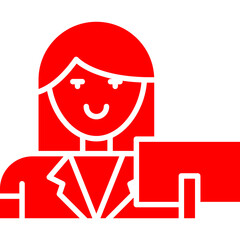 Cashier icon single vector illustration