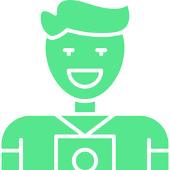 Photographer icon single vector illustration