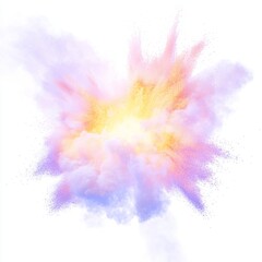 터지는 컬러 가루