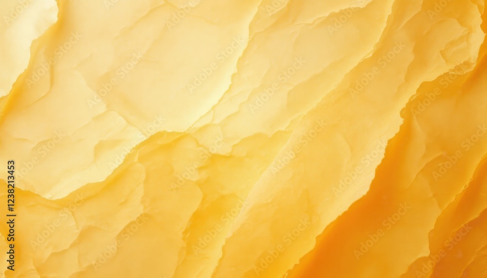 Poster abstract yellow parchment texture with soft light and shadow patterns